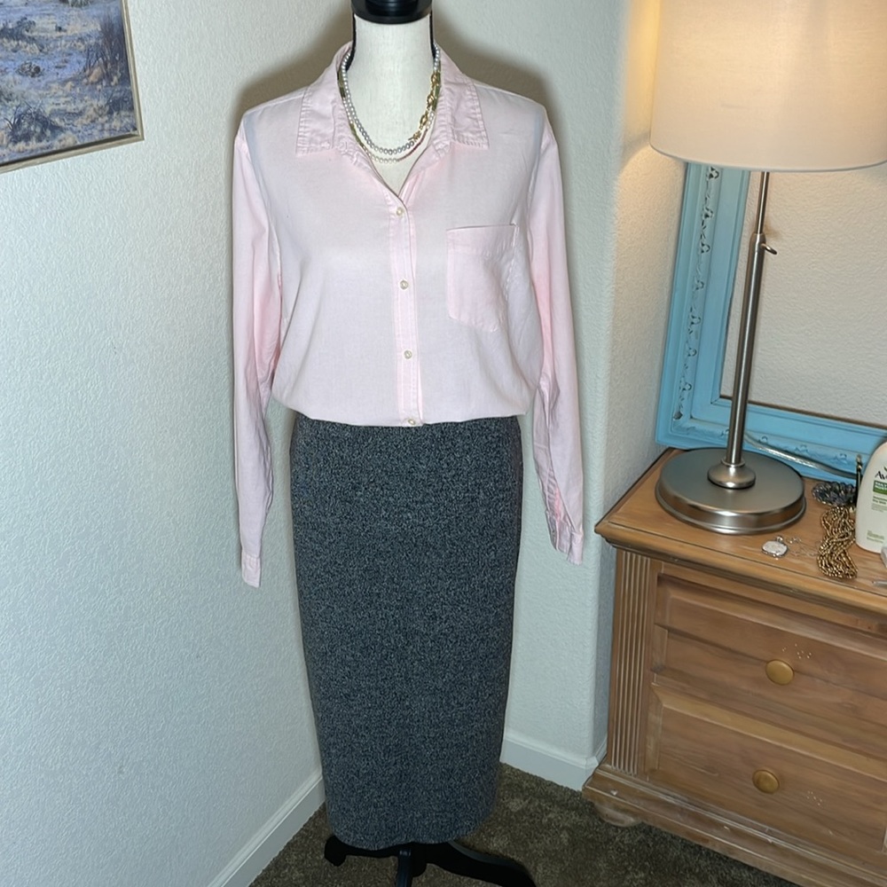 Pink Old Navy Classic Button Down Shirt